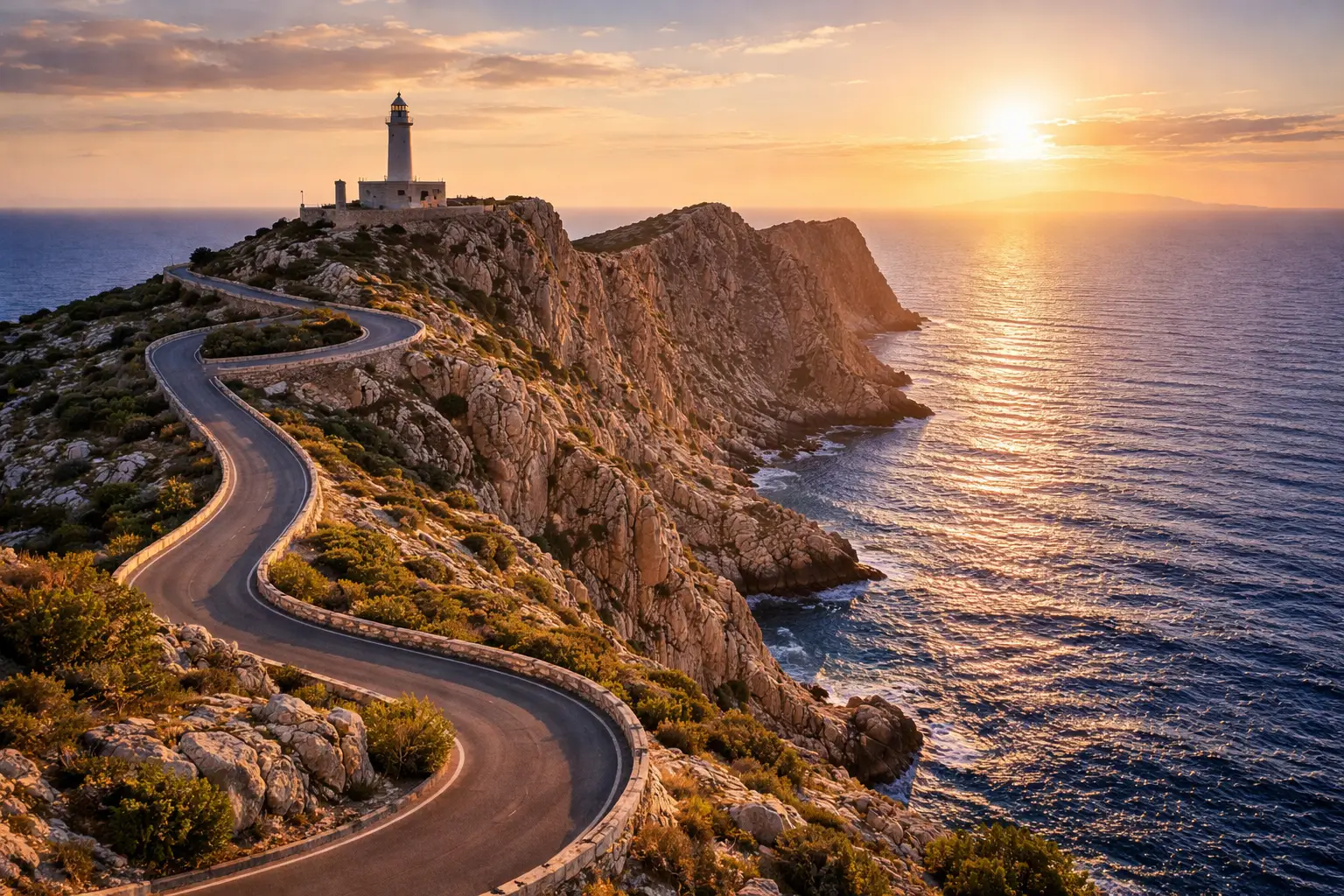 Küstenstraße nach Elafonisi